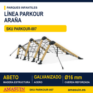 LÍNEA PARKOUR – ARAÑA