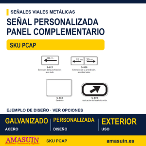 Panel Complementario Acero Personalizado.