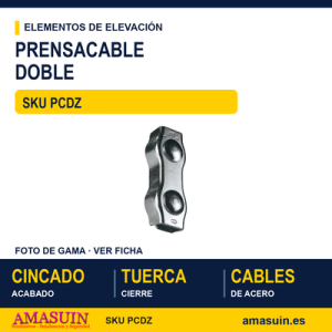 Prensacable doble Cincado