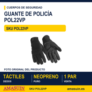 Guante de policía con protección al corte y a impactos POL22VP Dragon TB Group