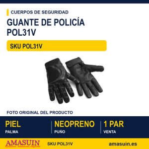 Guante de policía con protección al corte POL31V Dragon TB Group