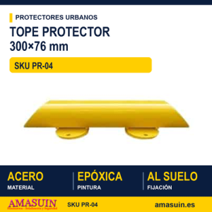 Tope Protector PR04 300x76mm Amarillo