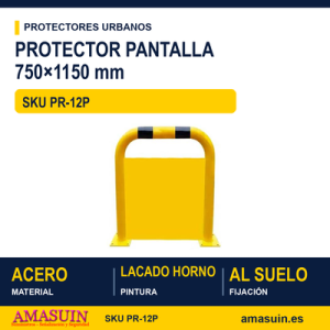 Protector Pantalla 750x1150mm Amarillo Negro
