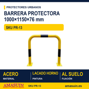 Protector PR13 1000x1150x76mm Amarillo Negro
