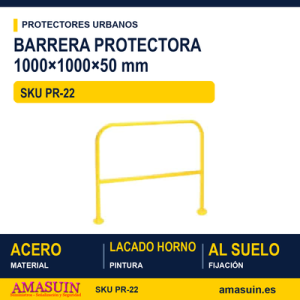 Protector 1000x1000x50mm Amarillo