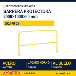 Protector 2000x1000x50mm Amarillo