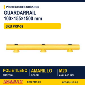 Guardarraíl Polietileno 100x155x1500mm