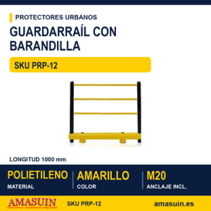 Guardarraíl con Barandilla Polietileno 1000mm