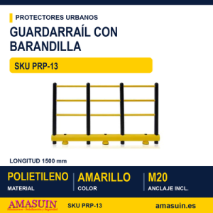 Guardarraíl con Barandilla Polietileno 1500mm