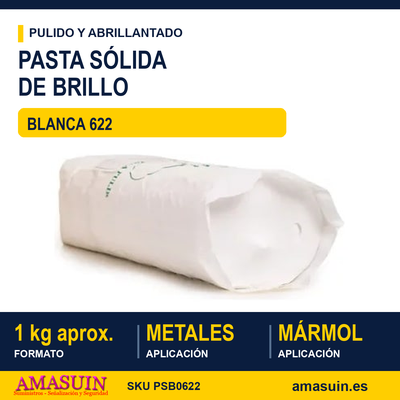 Pasta Sólida Brillo Blanca 622 1 Pasta Sólida Brillo Blanca 622