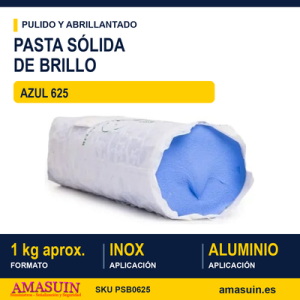 Pasta Sólida Brillo Azul 625