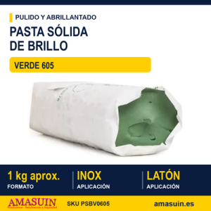 Pasta Sólida Brillo Verde 605