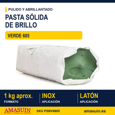 Pasta Sólida Brillo Verde 605 1 Pasta Sólida Brillo Verde 605