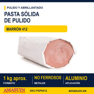 Pasta Sólida Pulir Marrón 412