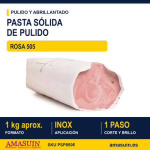 Pasta Sólida Pulir Rosa 505
