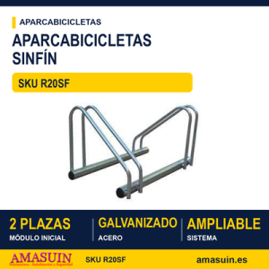 Aparcabicicletas Sinfín 2 Plazas.