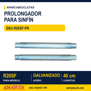 Prolongador para Aparcabicicletas Sinfín.