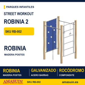 STREET WORKOUT DE MADERA DE ROBINIA 2
