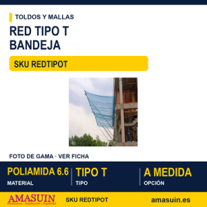 Red Tipo T Bandeja