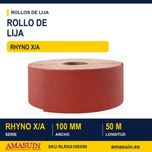 Rollo Lija Rhyno X/A 100mm.x50m.