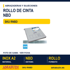 Rollo cinta NBD - Inox A2 W4