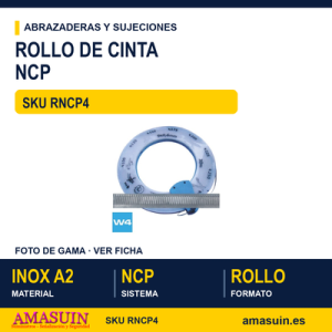 Rollo cinta NCP - Inox A2 W4