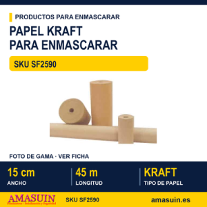 Papel Kraft 15cmx45m de 50gr