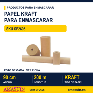 Papel Kraft 90cmx200m de 80gr