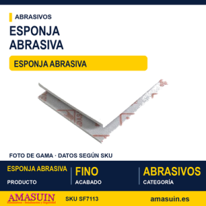 Esponja Abrasiva Fino Carrocero.