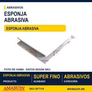 Esponja Abrasiva Super Fino Carrocero.