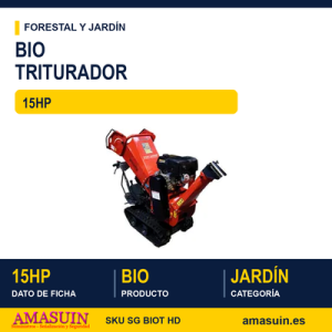 BIOTRITURADOR 15HP ARRANQUE ELECTRICO