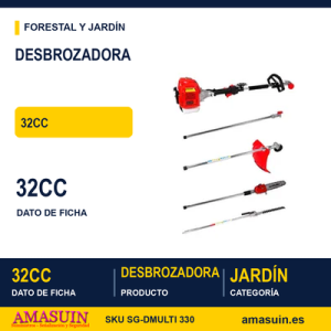 DESBROZADORA MULTIHERRAMIENTAS 32CC