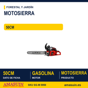 MOTOSIERRA GASOLINA ESPADA 50CM