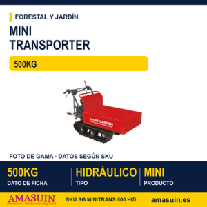 MINITRANSPORTER 500KG HIDRAULICO