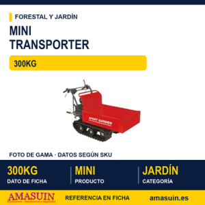 MINITRANSPORTER 300KG ROJO