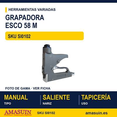 Grapadora ESCO 58 M 1 Grapadora ESCO 58 M
