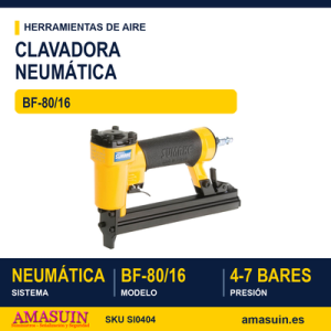 Clavadora Neumática SUMAKE BF-80/16