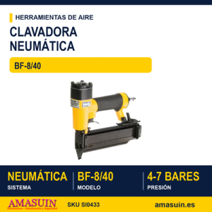 Clavadora Neumática SUMAKE BF-8/40