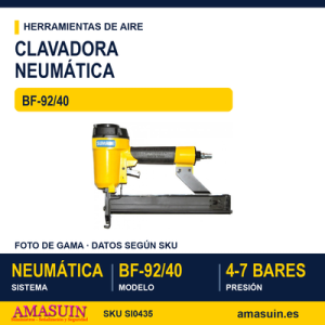 Clavadora Neumática SUMAKE BF-92/40