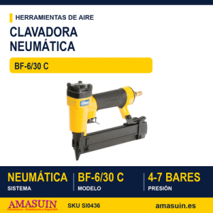 Clavadora Neumática SUMAKE BF-6/30 C
