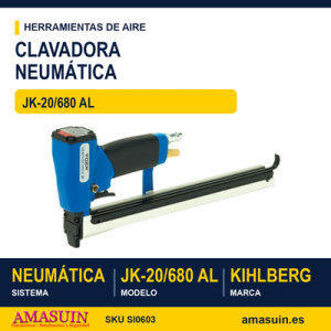 Clavadora Neumática Kihlberg JK-20/680 AL