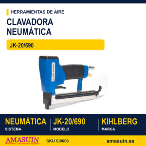 Clavadora Neumática Kihlberg JK-20/690