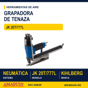Grapadora de Tenaza Kihlberg JK 20T/777L