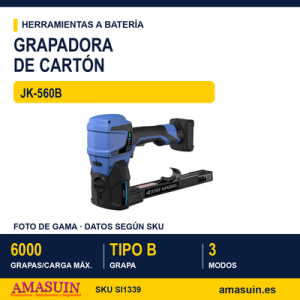 Grapadora Cartón Kihlberg JK-560B batería