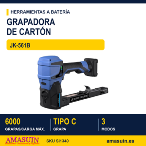 Grapadora Cartón Kihlberg JK-561B batería
