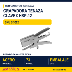 Grapadora tenaza CLAVEX HSP-12