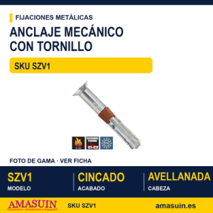 Anclaje tornillo grandes cargas "SZV1" - CE OP.1