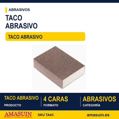 Taco Abrasivo 4 Caras. 1 Taco Abrasivo 4 Caras.