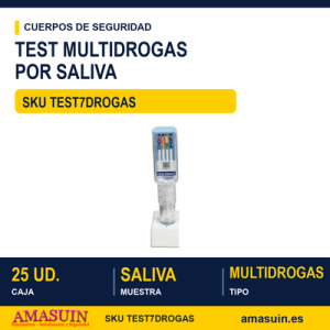 Prueba Rápida 7 Drogas por Saliva