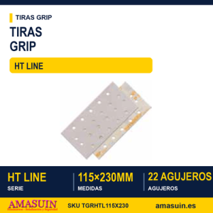 Tiras Grip Rhynogrip HT Line 115x230mm. 22 Agujeros.